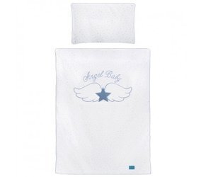 Pościel 3-elem. Skrzydełka 100/135 niebieski