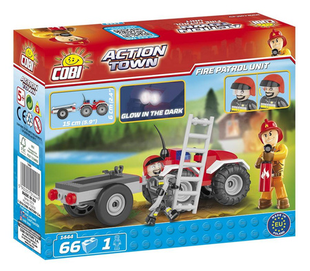 Cobi 1444 action town fire patrol unite 66 kl.