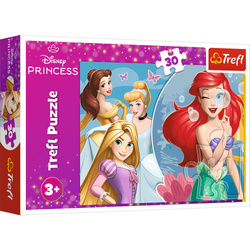 Puzzle Trefl 30 Disney Piękny dzień księżniczek 183085