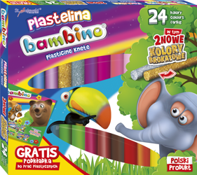 Maj plastelina 24kol standard 001901