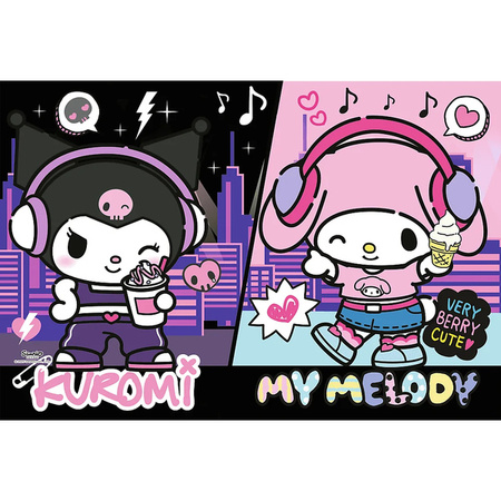 Puzzle Trefl 160 Kuromi rządzi Hello Kitty 1543306