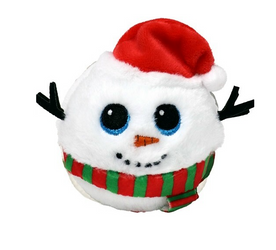 Piłka Bałwanek Zimowy Jack Beanie Bouncers TY - 9cm 830756