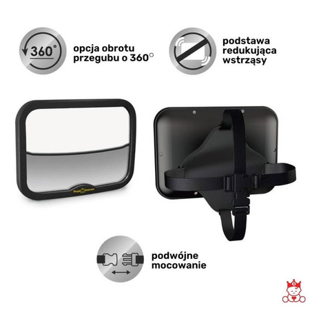 Royal Rascals Lusterko do samochodu dla dziecka czarne 370081