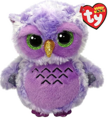 Sowa Fioletowa Owlivia Pupilki TY - 15cm 373642