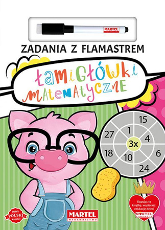 Zadania z flamastrami Łamigłówki matematyczny 753969