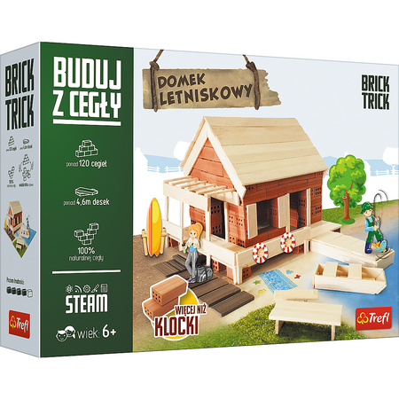 Trefl Brick Trick Buduj z cegły Domek letniskowy M 613506