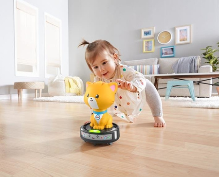Fisher price kot na odkurzaczu raczkuj ze mną gmx70