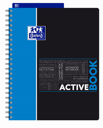 Kołonotatnik Oxford A4+ 80k krata Student 056654
