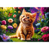 Puzzle Trefl 500 Uroczy kotek 375251