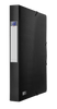 Teczka z gumką Oxford szeroka 24x32 40mm PP nieprzezroczysta czarna 378591