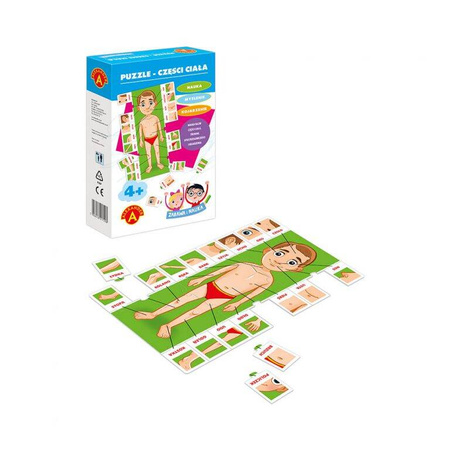 PUZZLE CZĘŚCI CIAŁA - ZABAWA I NAUKA 018318