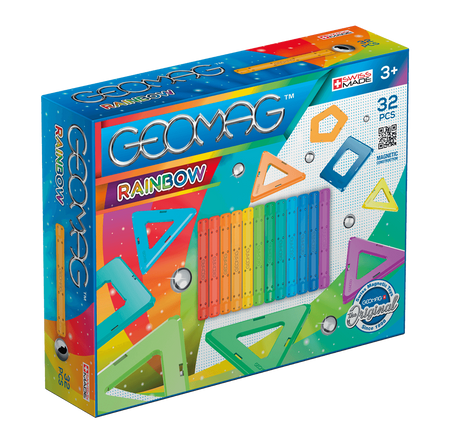 Geomag Rainbow Panels Klocki magnetyczne 32el 003700