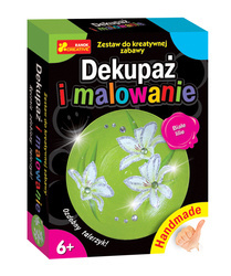 Dekupaż i malowanie Białe lilie 121525
