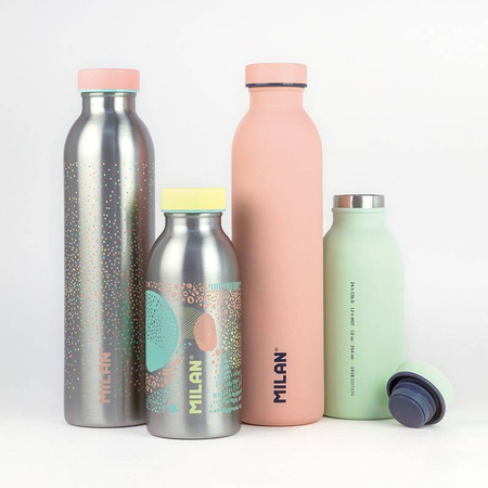 Butelka Termiczna 354ml Silver Żółta 093824