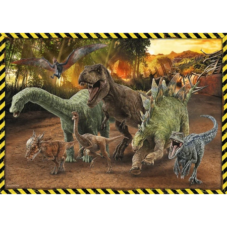 Puzzle Trefl 200 Dinozaury z Parku Jurajskiego 132878