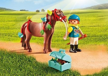Playmobil 6971 country kucyk z ozdobą motylek