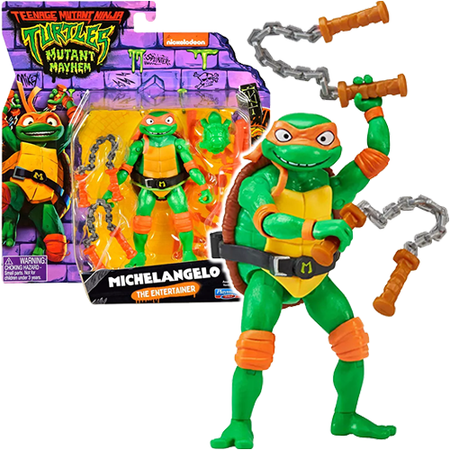 Tmnt Wojownicze Żółwie Ninja Movie Mutatnt Mayhem Figurka Akcji Michelangelo 11 Cm 832836