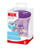 Nuk Kubek niekapek Evolution Action Cup 230ml 12m z silikonową słomką fioletowy