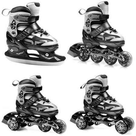 Łyżworolki regulowane quattro spokey 4w1 roz.30-33