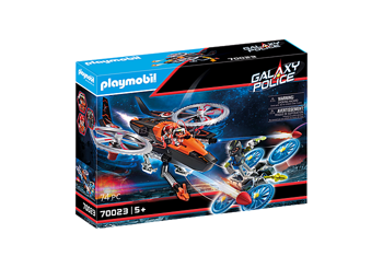 Playmobil 70023 galaxy helikopter piratów