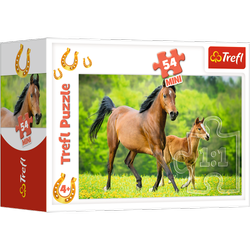 Puzzle trefl 54 mini Świat koni