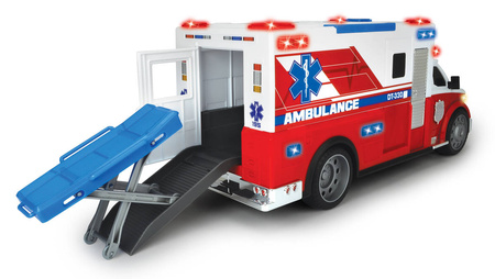 Dickie Ambulans 36 cm policja światło dźwięk 074387