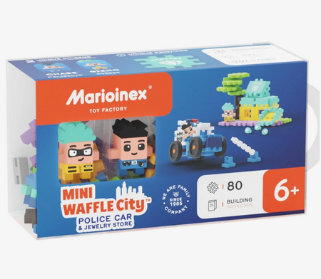 Klocki Waffle mini Auro Policyjne i Jubiler 80el 905913