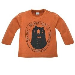 Bluzka dł rękaw bears club 62 brąz pinokio