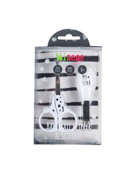 Minene zestaw nożyczki + cążki do paznokci białe 268178