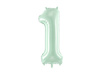 Balon foliowy cyfra 1 72cm zieleń 052635