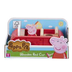 PEPPA DREWNIANY SAMOCHÓD Z FIGURKĄ 072087