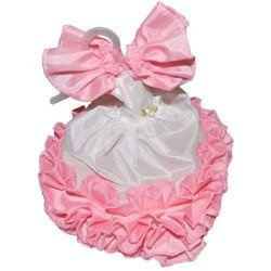 Ubranko dla lalki sukienka z falbanką 802943 ane