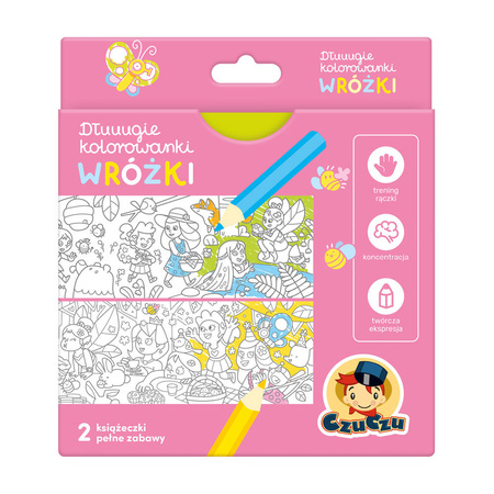 CzuCzu Zestaw rysowanek Wróżki + 2x szlaczki 501515