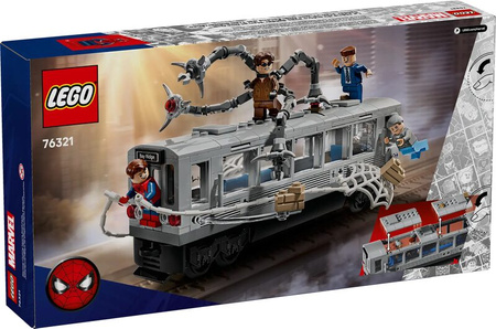 Lego 76321 Super Heroes Spider-Man kontra Doc Ock Scena w metrze 817934