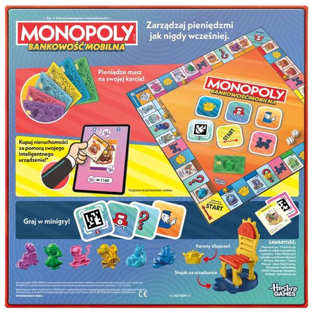 Gra Hasbro Monopoly App Banking 344717