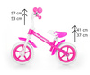 Rowerek biegowy dragon pink 434805