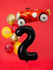 BALON FOLIOWY CYFRA 2 CZARNY 86CM 166264