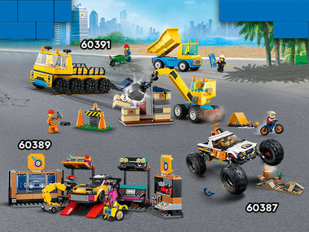 Lego 60391 City Ciężarówki i dźwig z kulą wyburzeniową