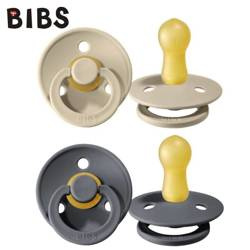 Bibs Smoczki Uspokajające 0-6M Iron/Sand 2- Pak S