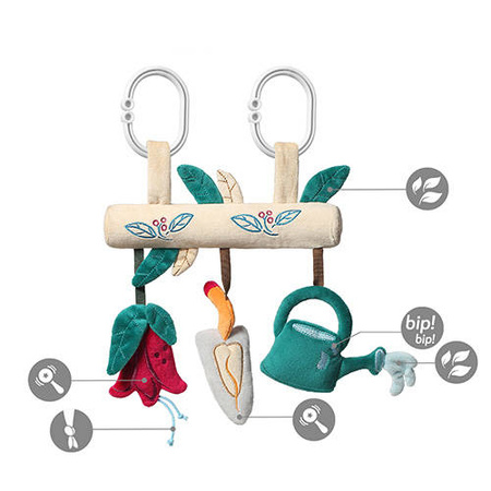 Babyono Zawieszka edukacyjna zawieszka do wózka Garden Girl 413937