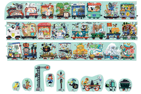 Czuczu: duuuże puzzle alfabet 3+ 490128