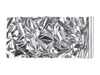 Folia dekoracyjna metalizowana złoto-srebrna 0,5x50m 052505