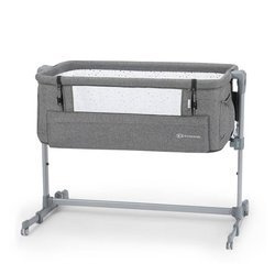 Kinderkraft łóżeczko dostawne neste up grey melange 915309