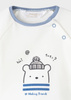 Mayoral Dzianinowy dres z koszulką ECOFRIENDS dla chłopca rozm. 6-9 m 75 kolor 43 baby blue