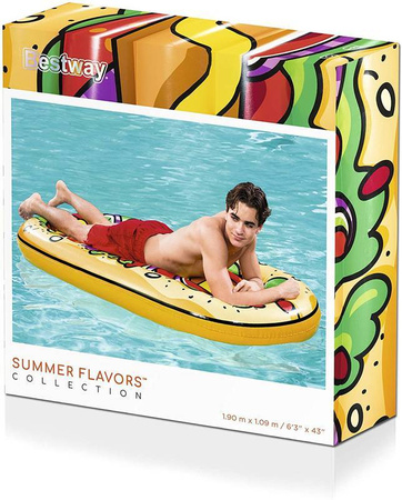 Bestway 43248 Materac do pływania Hot Dog 190x109cm 966855
