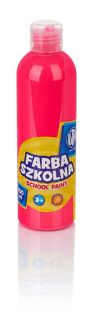 Farba astra 250ml fluor.różowa szkolna 108377