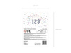 Balon foliowy cyfra 5 srebrny 35cm 772571
