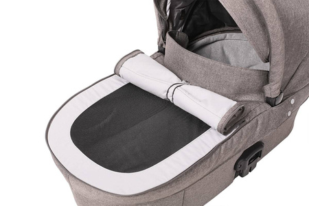Wózek dziecięcy X-Lander X-Move azure grey set XL 2w1 gondola X-Pram Light, torba x-Bag, pokrowiec X-Cover, uchwyt X-Mug