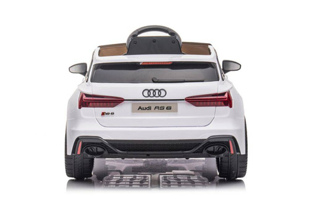 Auto na akumulator Audi RS6 BRD-2118 Biały 995907