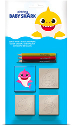 Multiprint Baby Shark Pieczątki Blister 3szt 039957